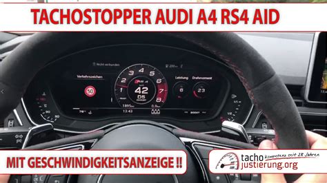 Audi Tachojustierung .